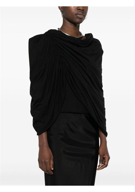 Black Nun T top - women RICK OWENS | RO01D2250BH09